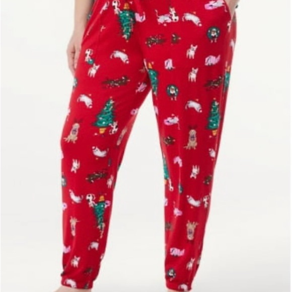 Joyspun Women Brushed Hacci Knit Sleep Joggers - Picture 5 of 6